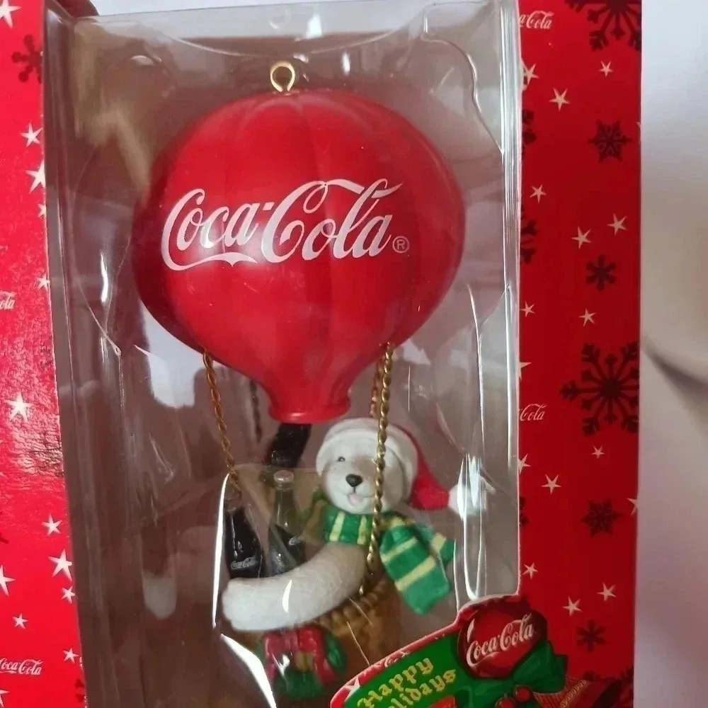 Collectible cocacola lot of 9 pcs christmas  ornaments